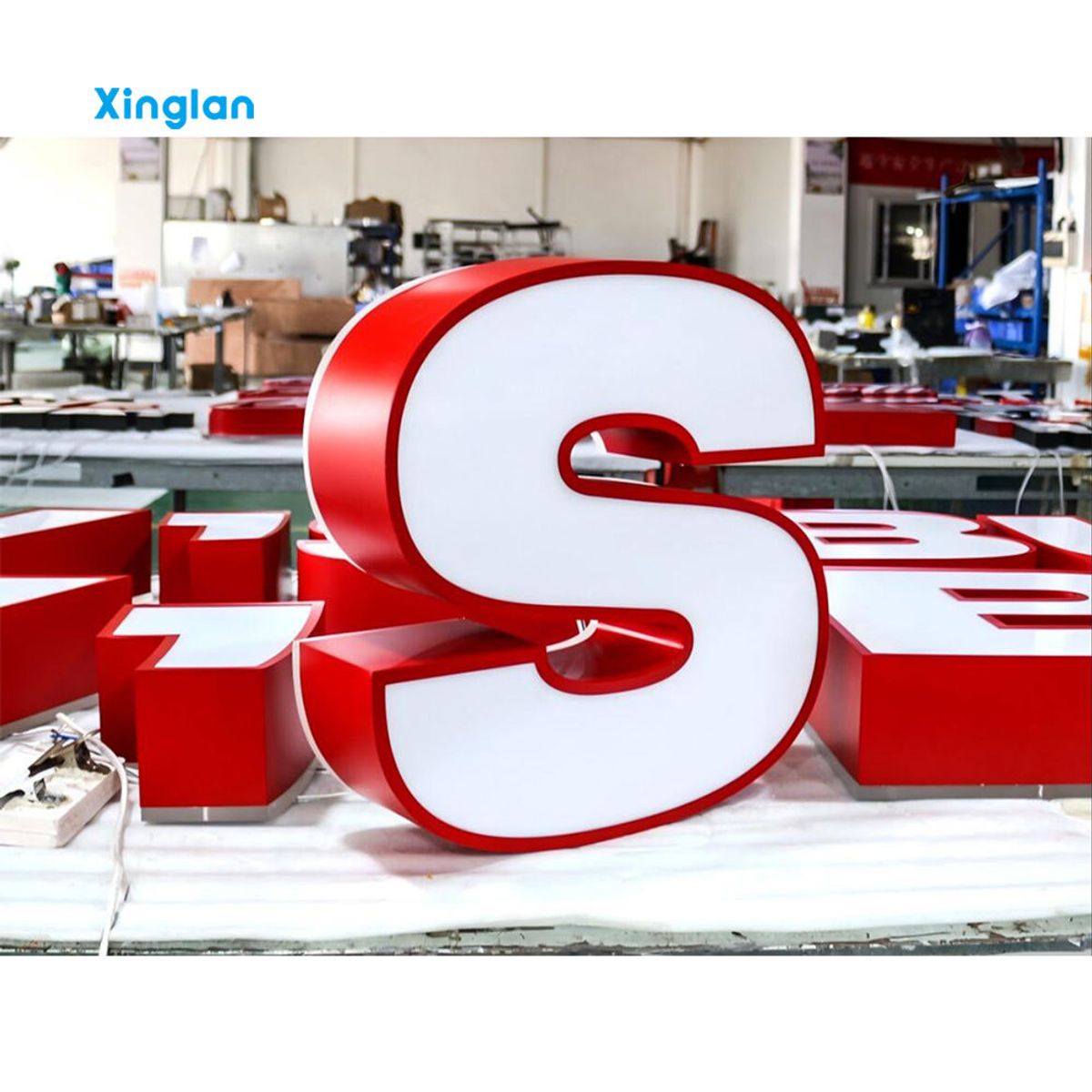 Factory Custom Outdoor Front Lit 3D LED Channel Letters Waterproof Wall Mounted Illuminated Signage for Business