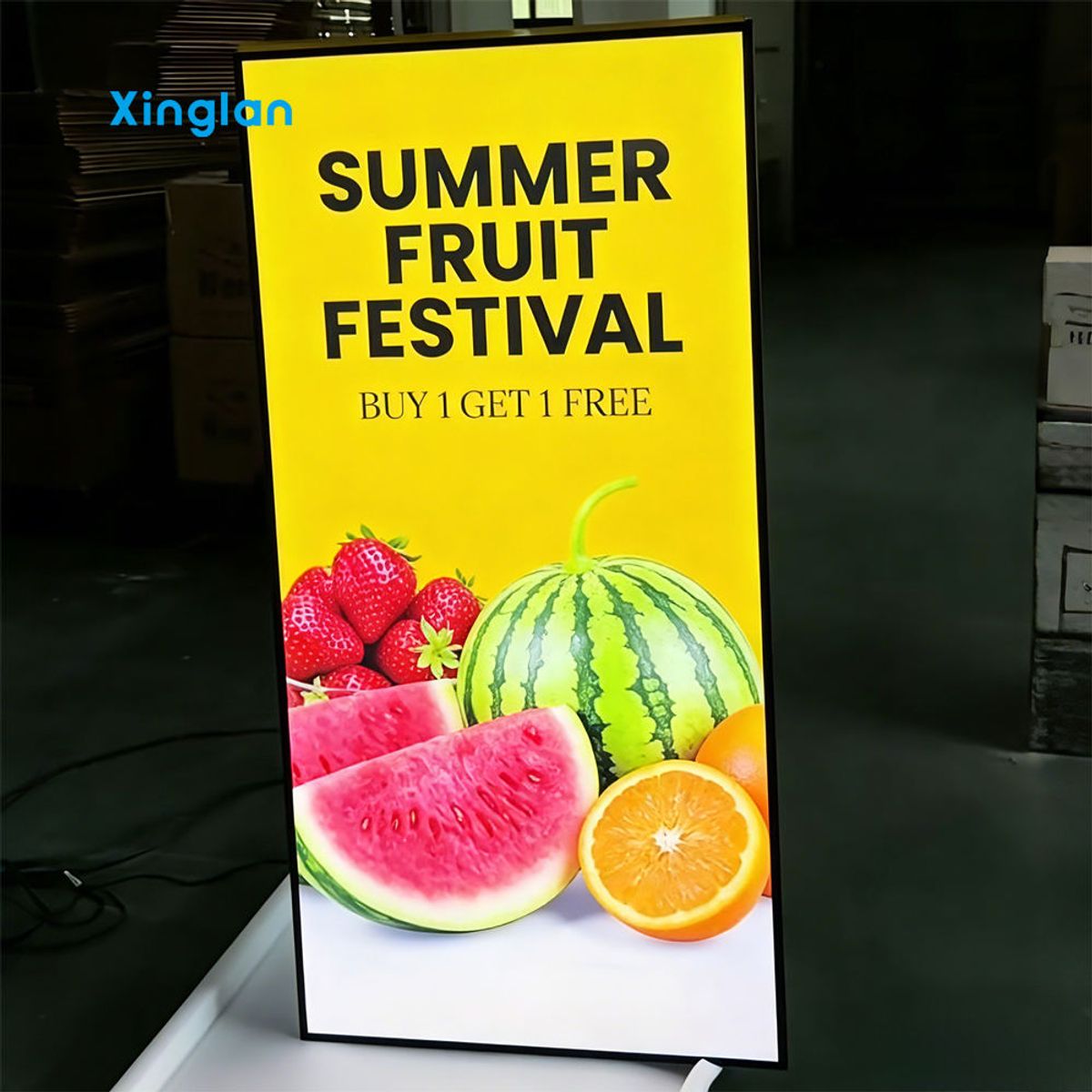 Ultra Slim LED Pull Out Light Box Easy Graphic Change Aluminum Frame Poster Display for Retail Advertising Sign