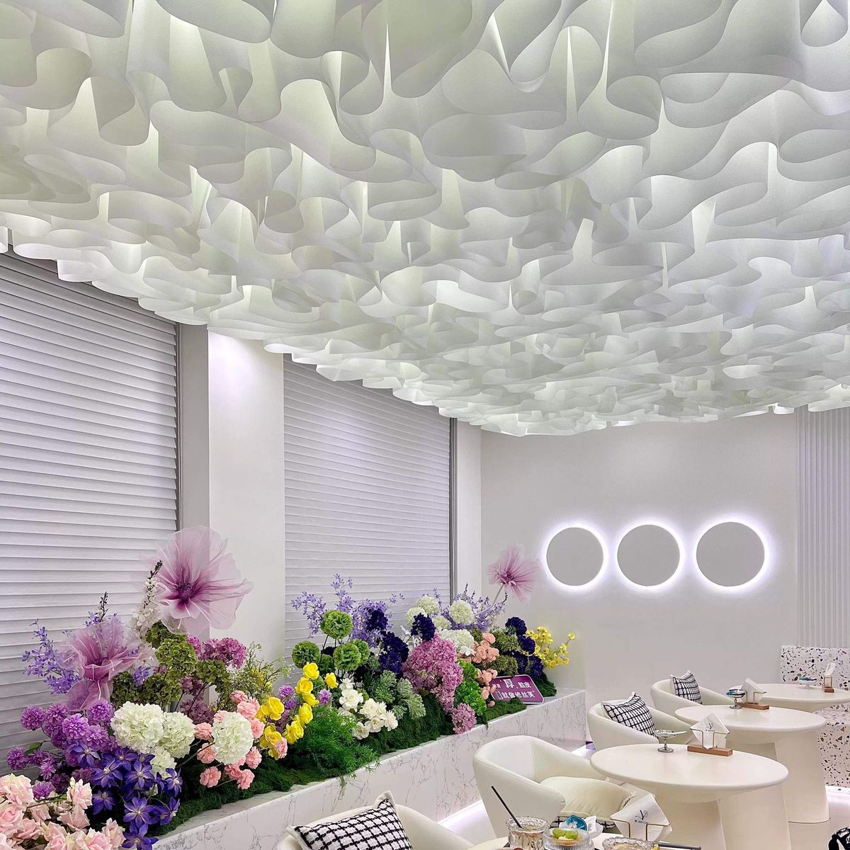 Textured Paper Ceiling Commercial Restaurant & Hotel Pendant Lights Easy Installation with Complete Accessories Customizable