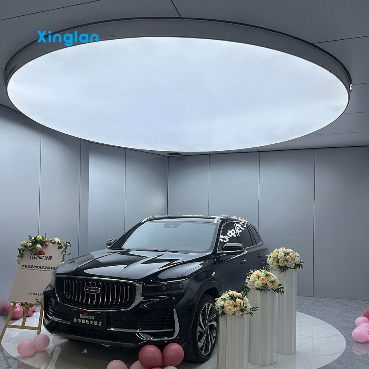 Custom LED Lightbox and Soft-film Ceiling Lightbox Signage Dimensions, Suitable for Car Dealerships and Vehicle Delivery Centers