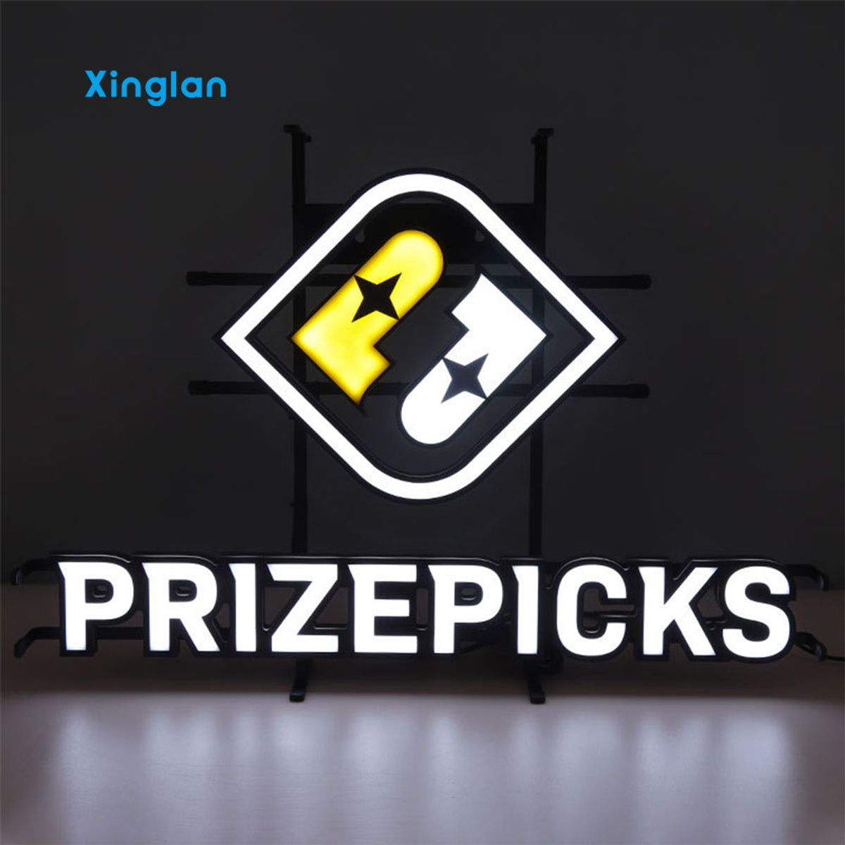 PRIZEPICKS Acrylic Factory: Acrylic Letter Logo, Acrylic Illuminated Strip, Acrylic Bracket