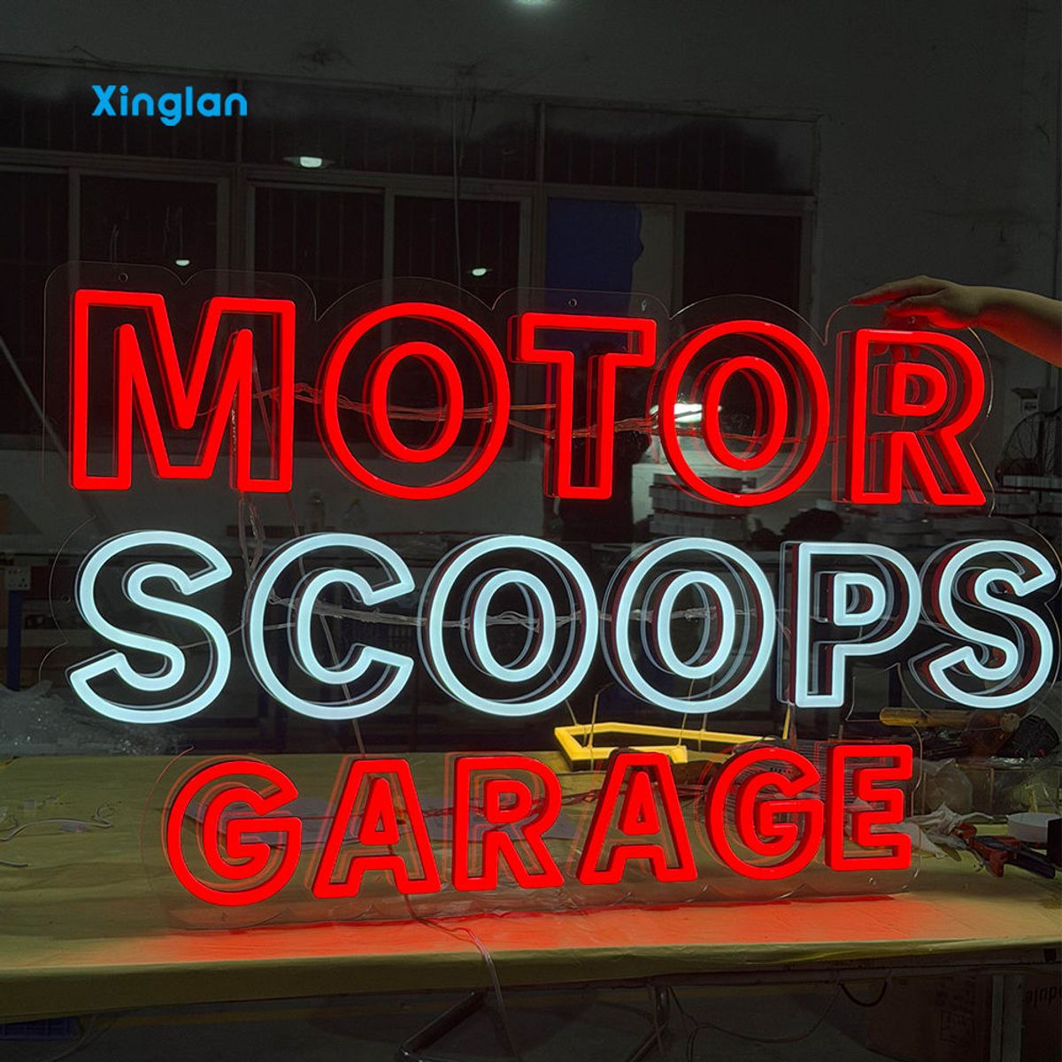 Outdoor Shop Sign Neon Light Custom Logo 3D Neon Sign Led Illuminated Letters for Storefront Business Signage
