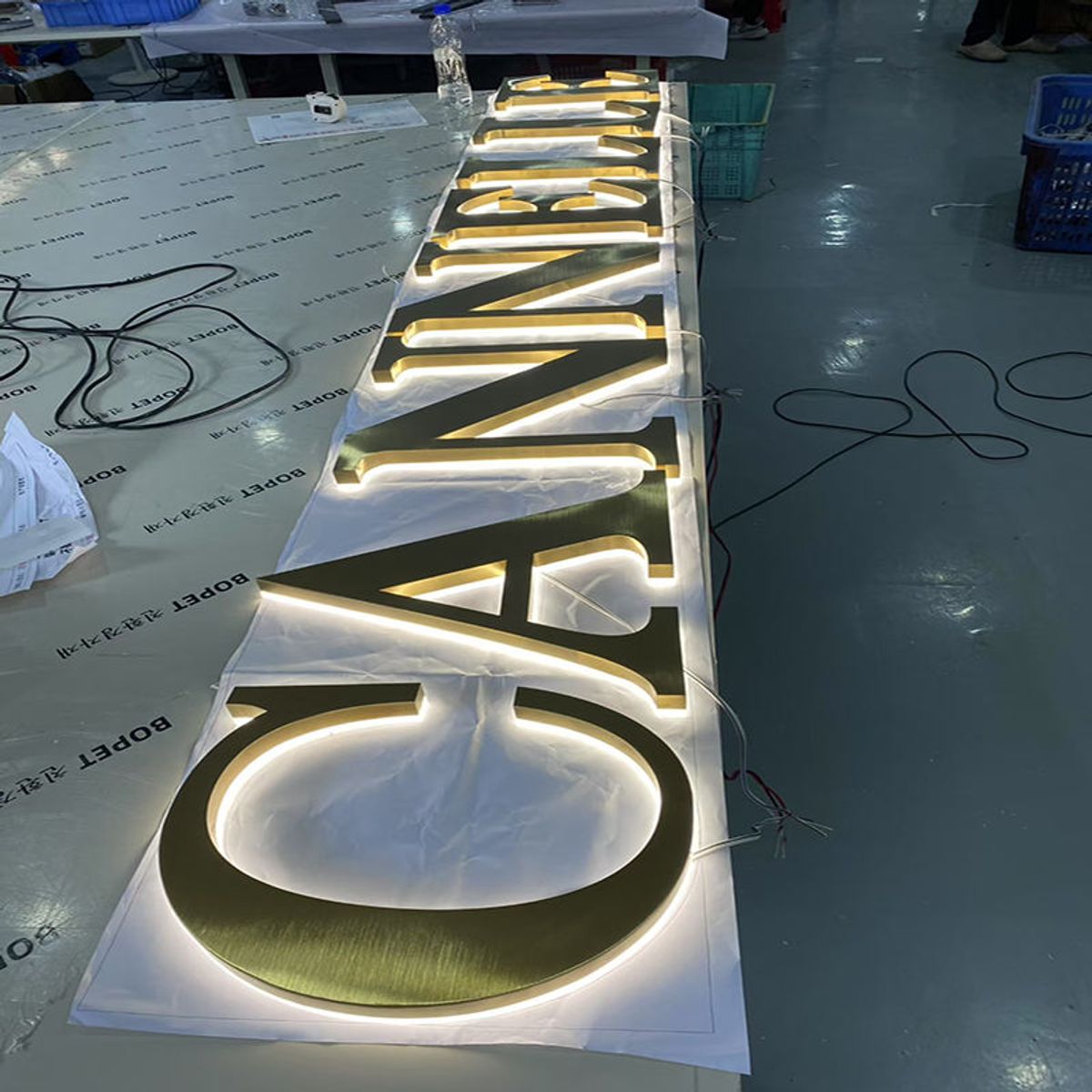 3D Acrylic Channel Letters with LED Illumination Custom Outdoor Advertising Acrylic Signs