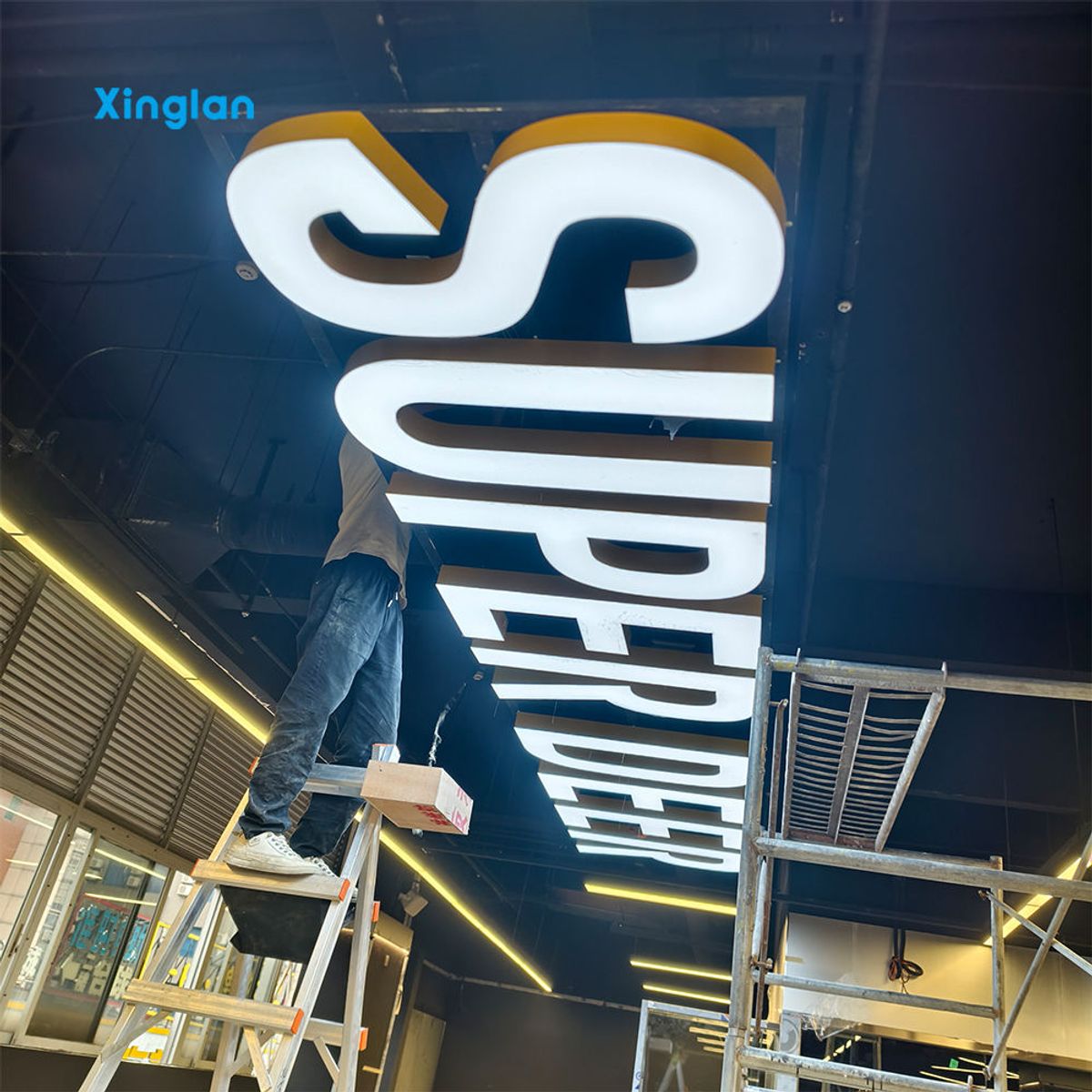 Custom LED Signs, Custom Acrylic Signs, Custom Logo LED Signs, Custom Metal Signs Ideal for Store Signage, Logos, and Names