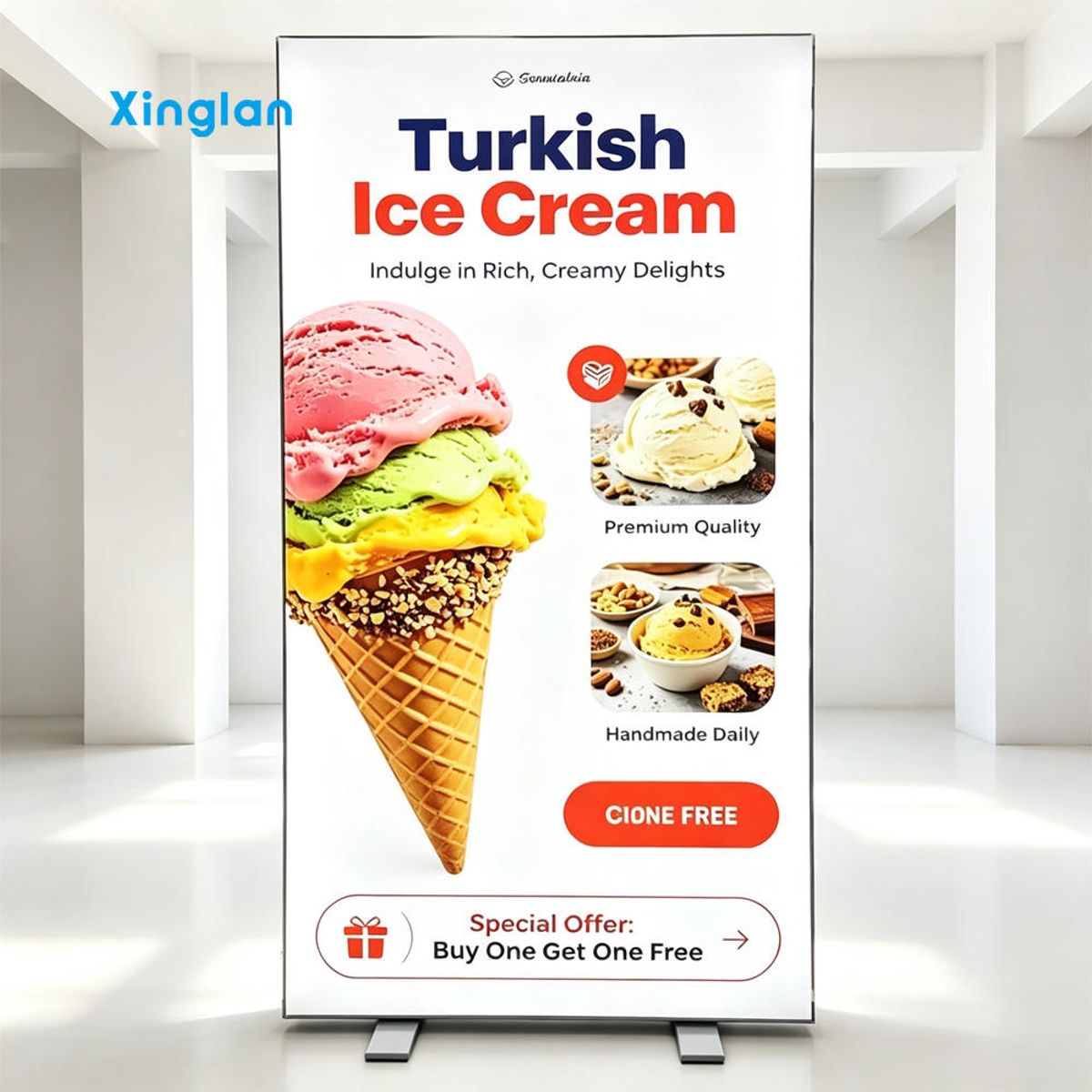 Factory Custom SEG Fabric Light Box LED BacklitStretch Display Wall Mounted Aluminum Frame Advertising Lightbox for Retail Store
