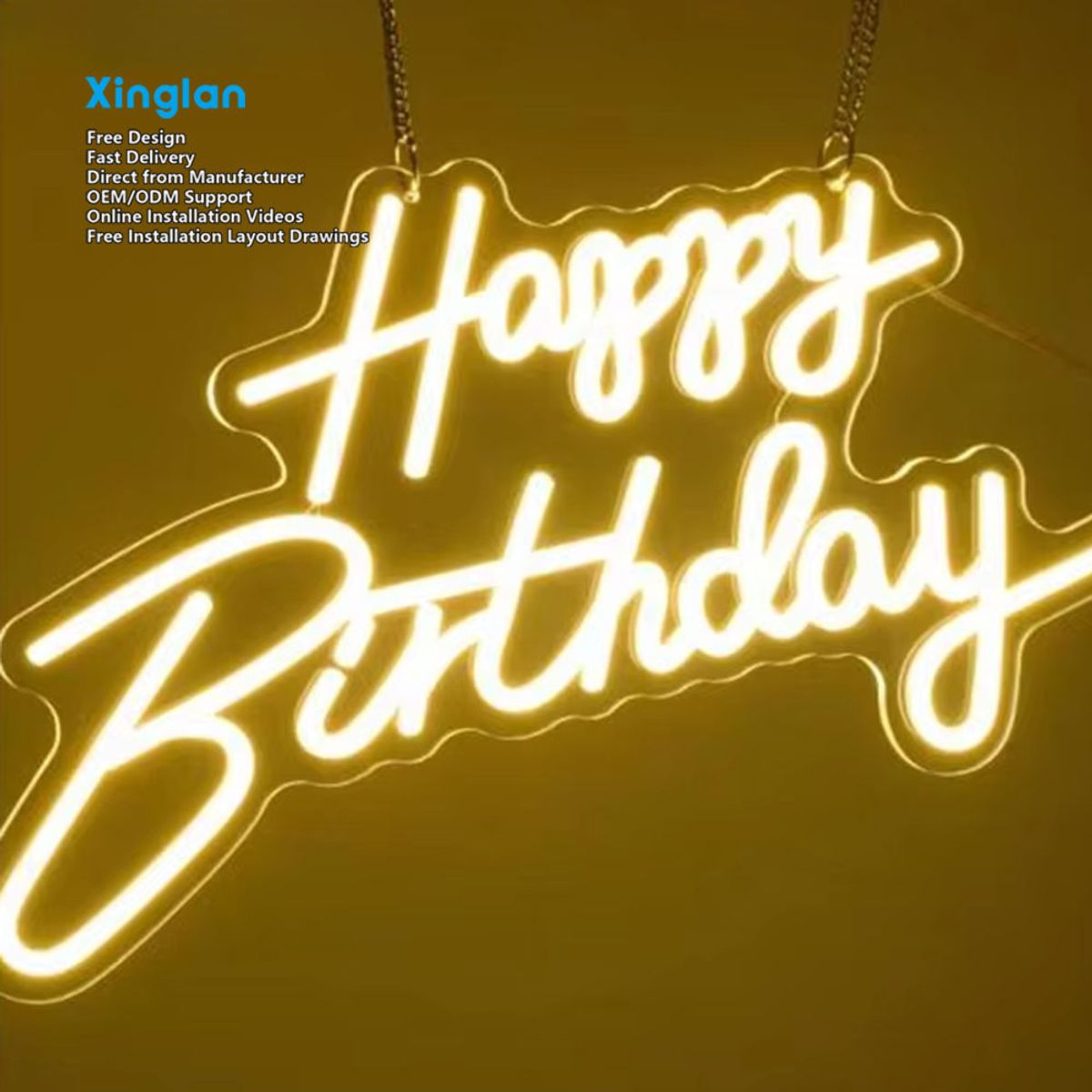 Custom LED Neon Acrylic Light-Up Letters Creative ABS Letter-Shaped Decorative Lights for Home Ambience & Bar Decor