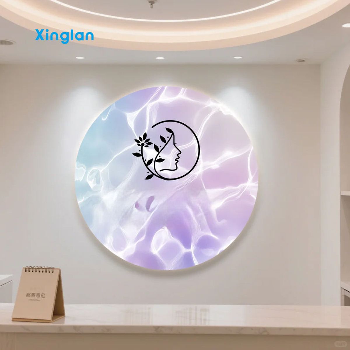 Fabric LED Light Boxes Round Soft-film Advertising Light Boxes Waterproof Outdoor Direct Manufacturer