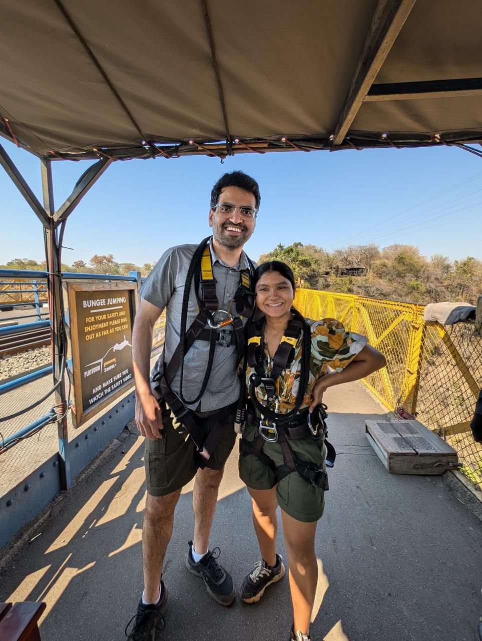 Victoria Falls Bridge — bungee jump platform