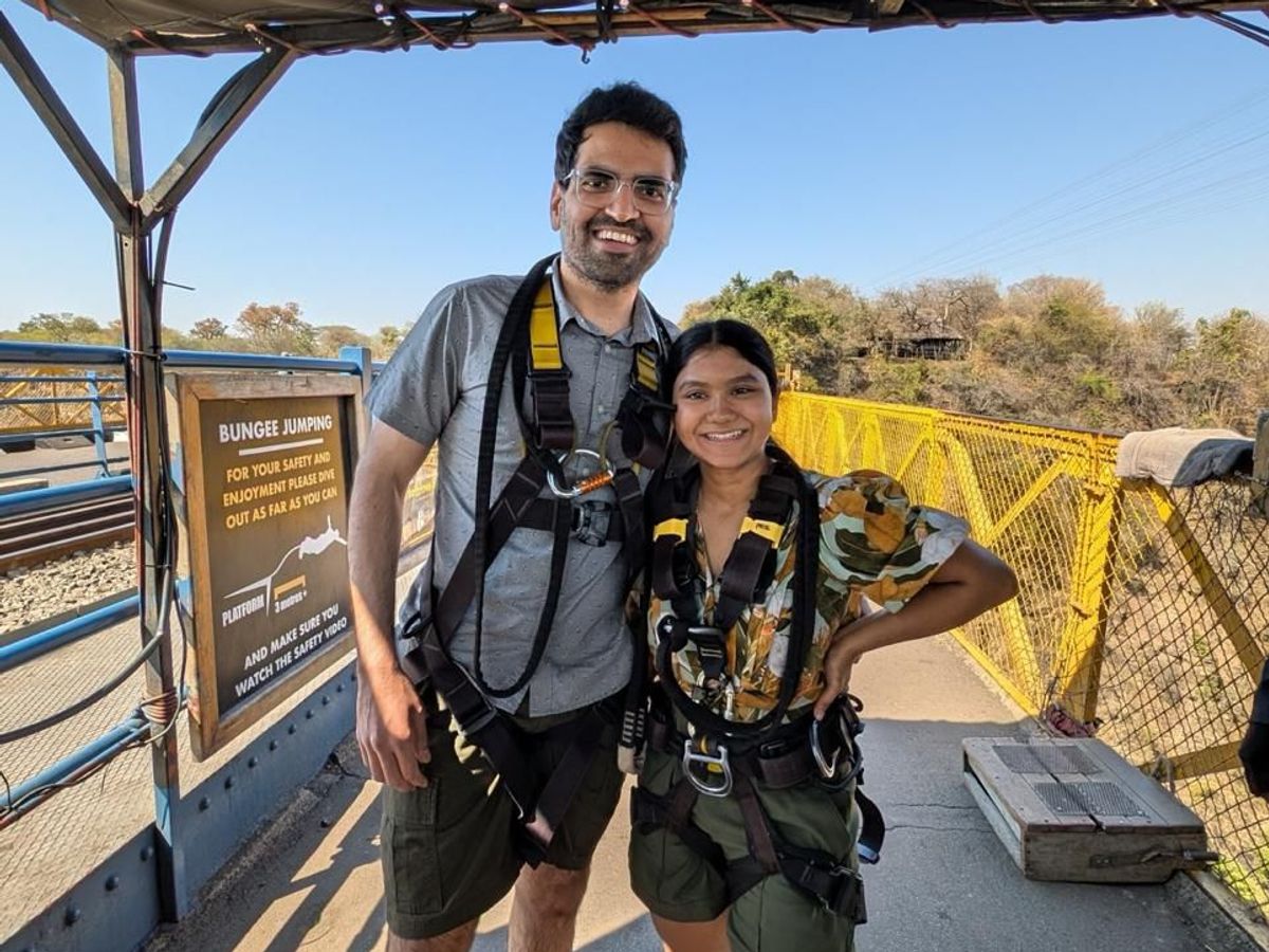 Victoria Falls Bridge — bungee jump platform