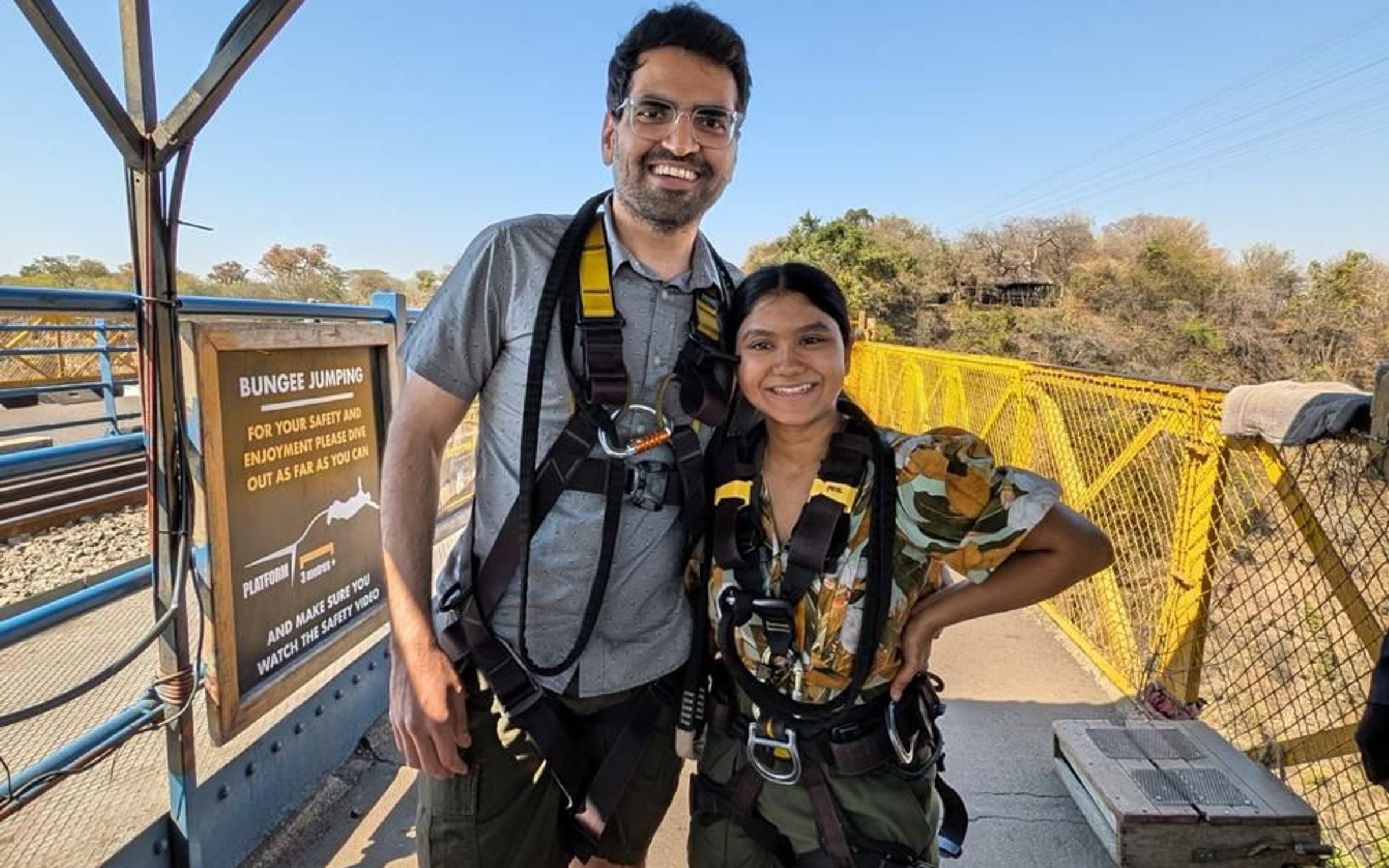 Victoria Falls Bridge — bungee jump platform