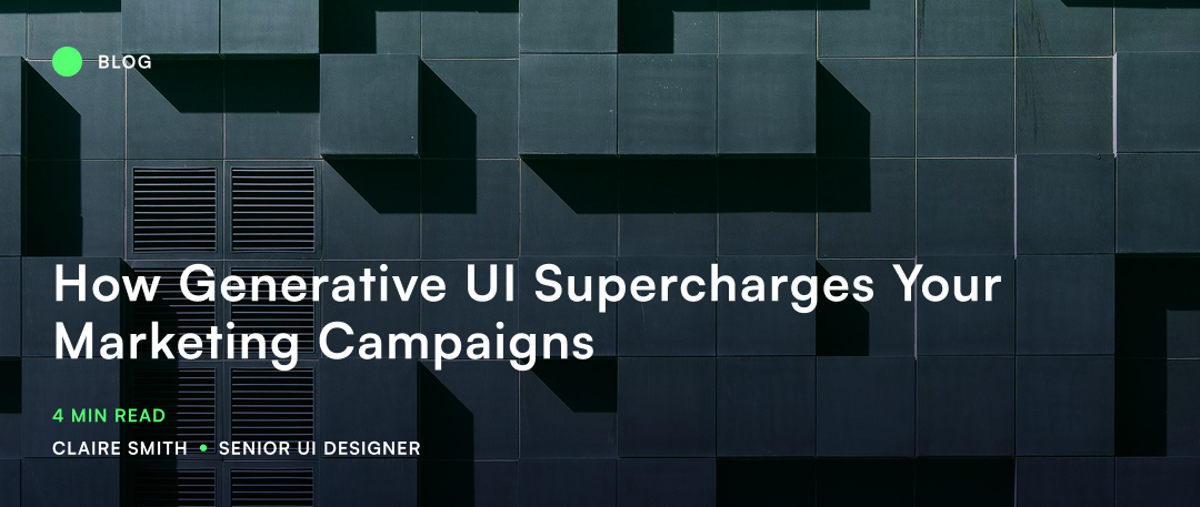 Ui Upgrade Advertizing How Generative UI Supercharges Your Marketing Campaigns | Web Design ...