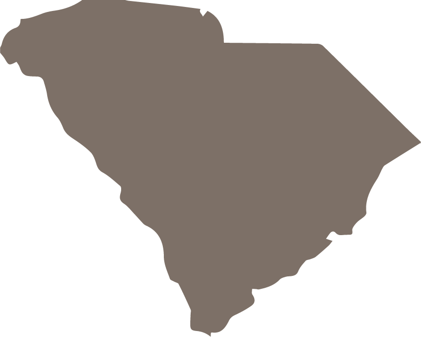 South Carolina Map State Icon