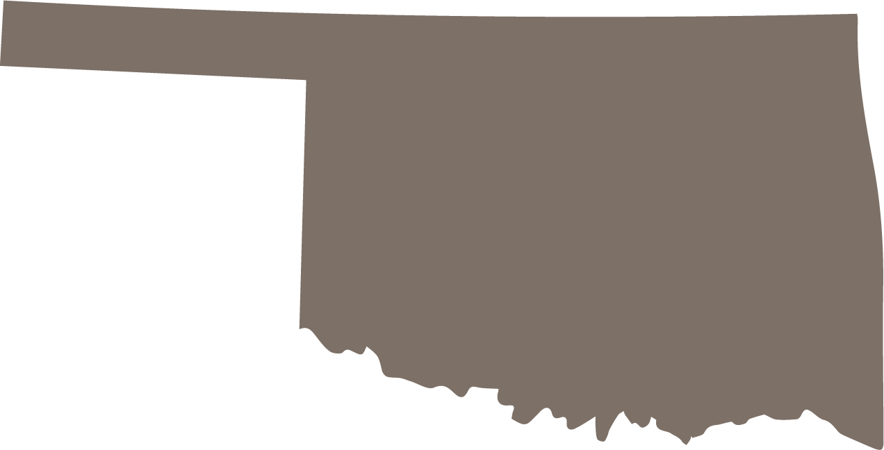 Oklahoma State Map Icon