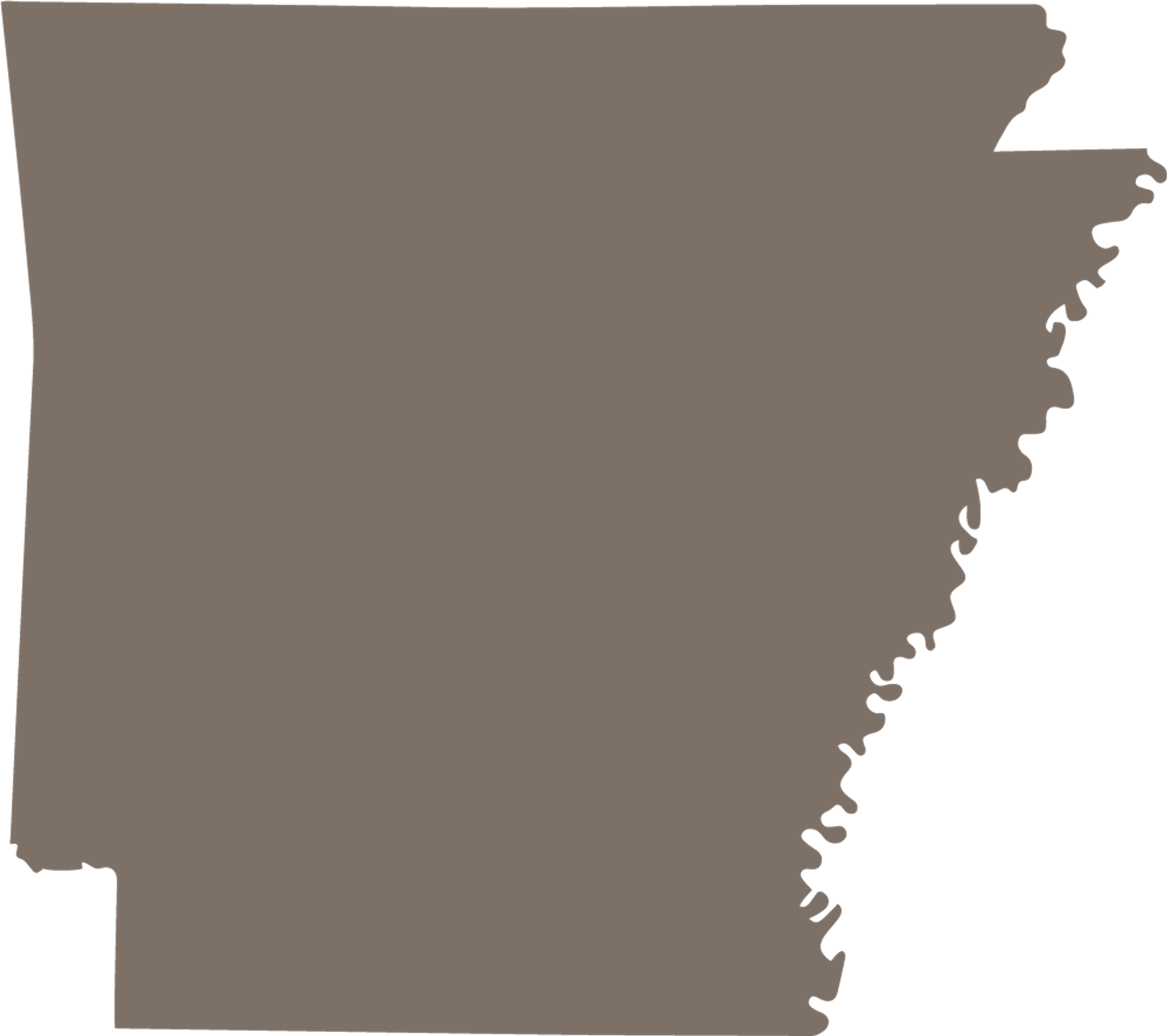 Arkansas State Map Icon