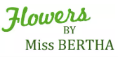 Logo for Flowers by Miss Bertha.