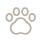 Pet Friendly Badge - Dog Paw Print Icon