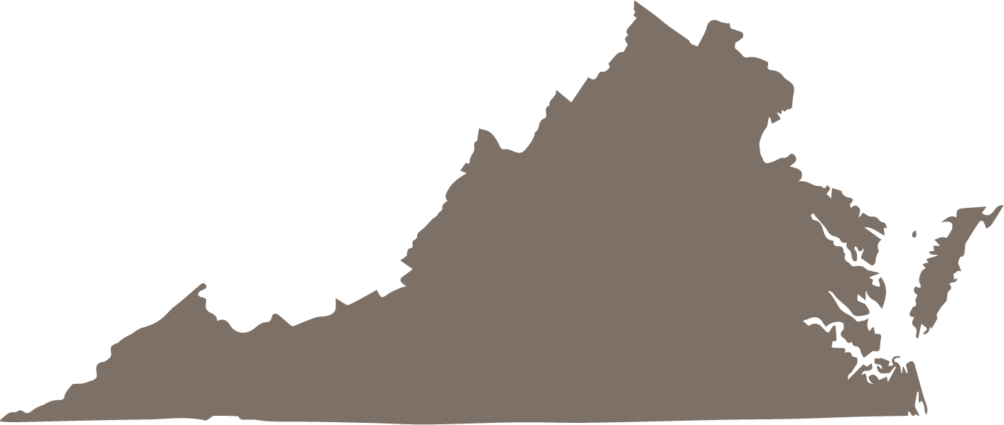 Virginia State Outline