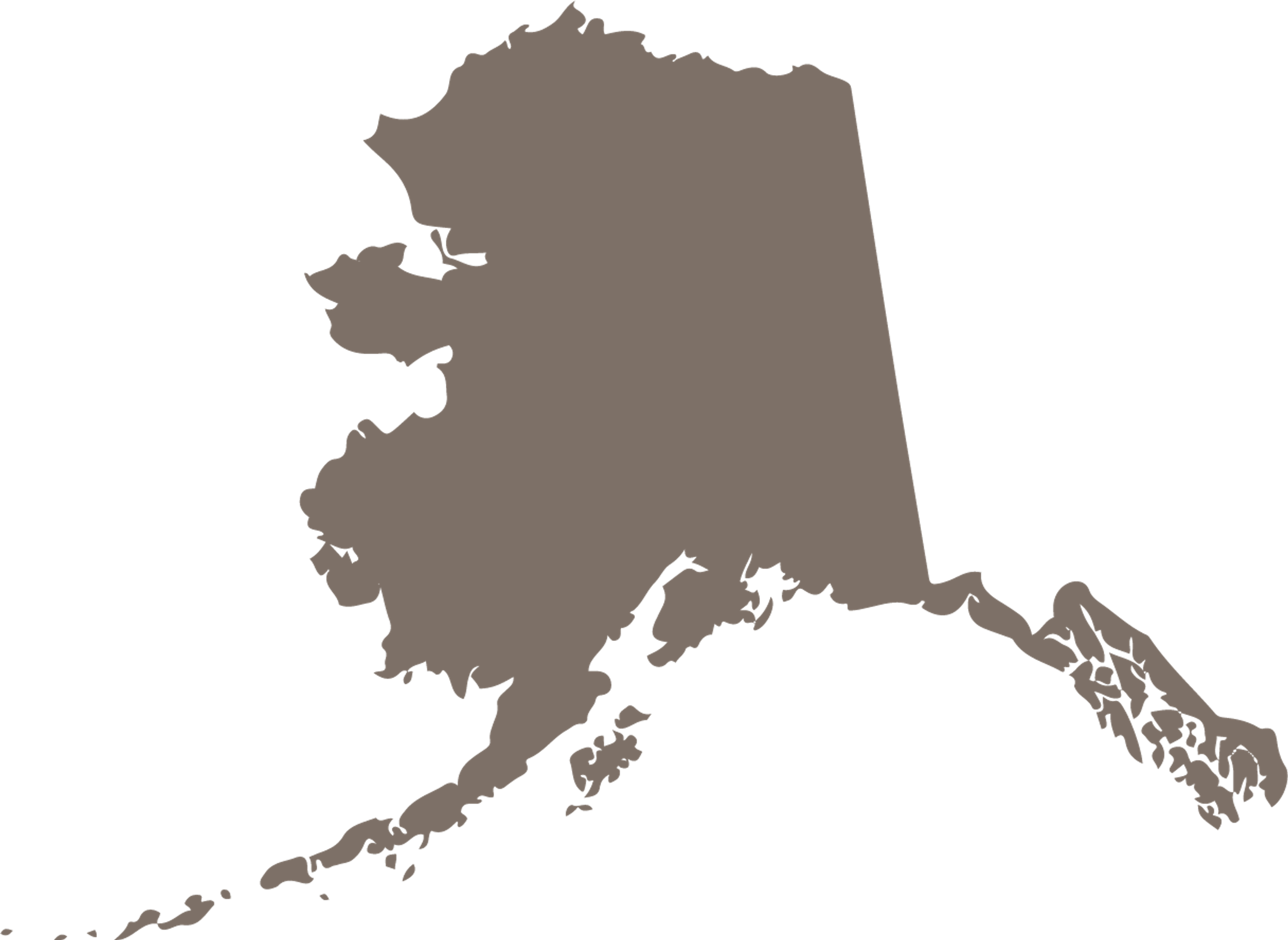 Alaska State Map Icon