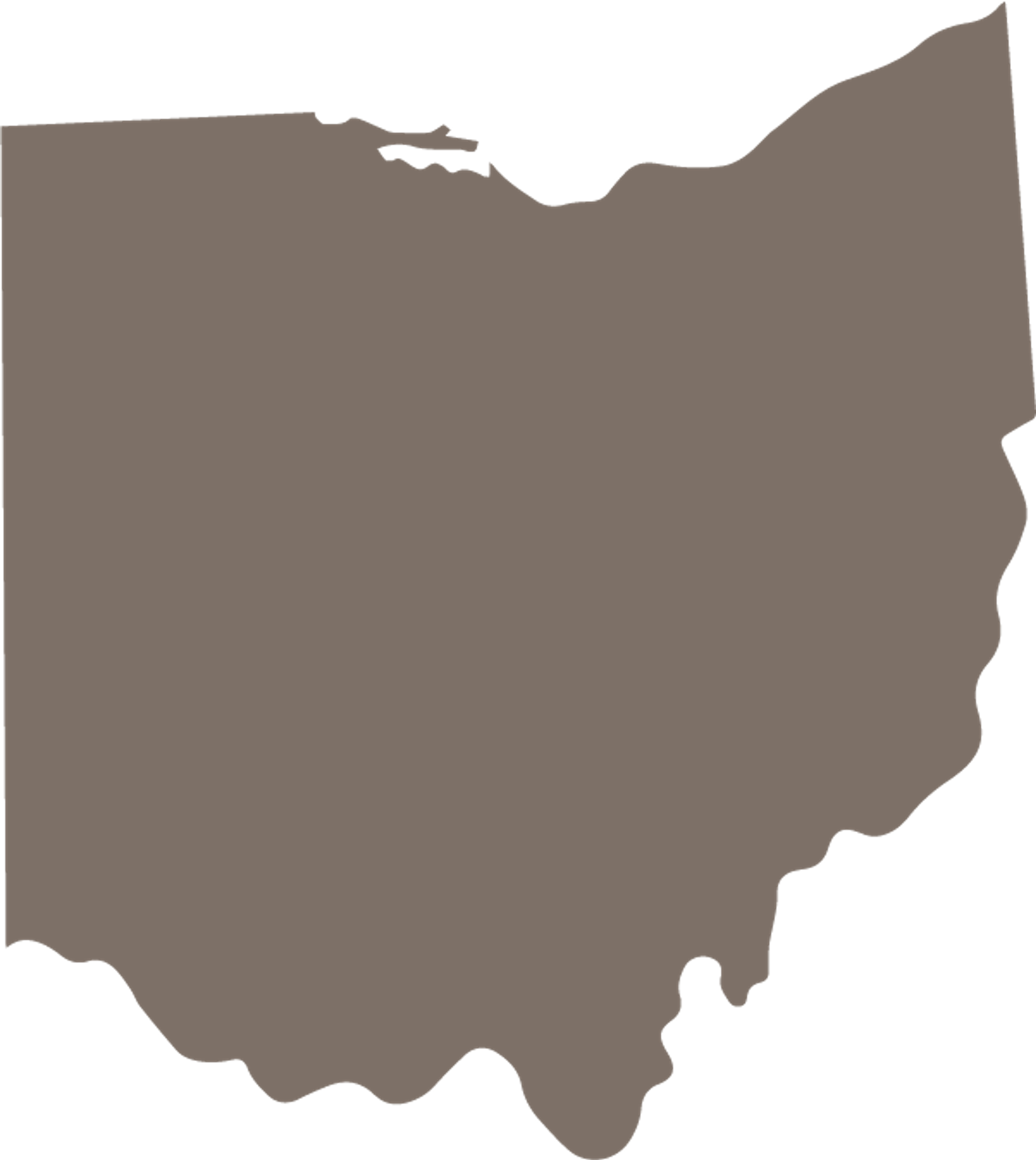 Ohio State Map Icon