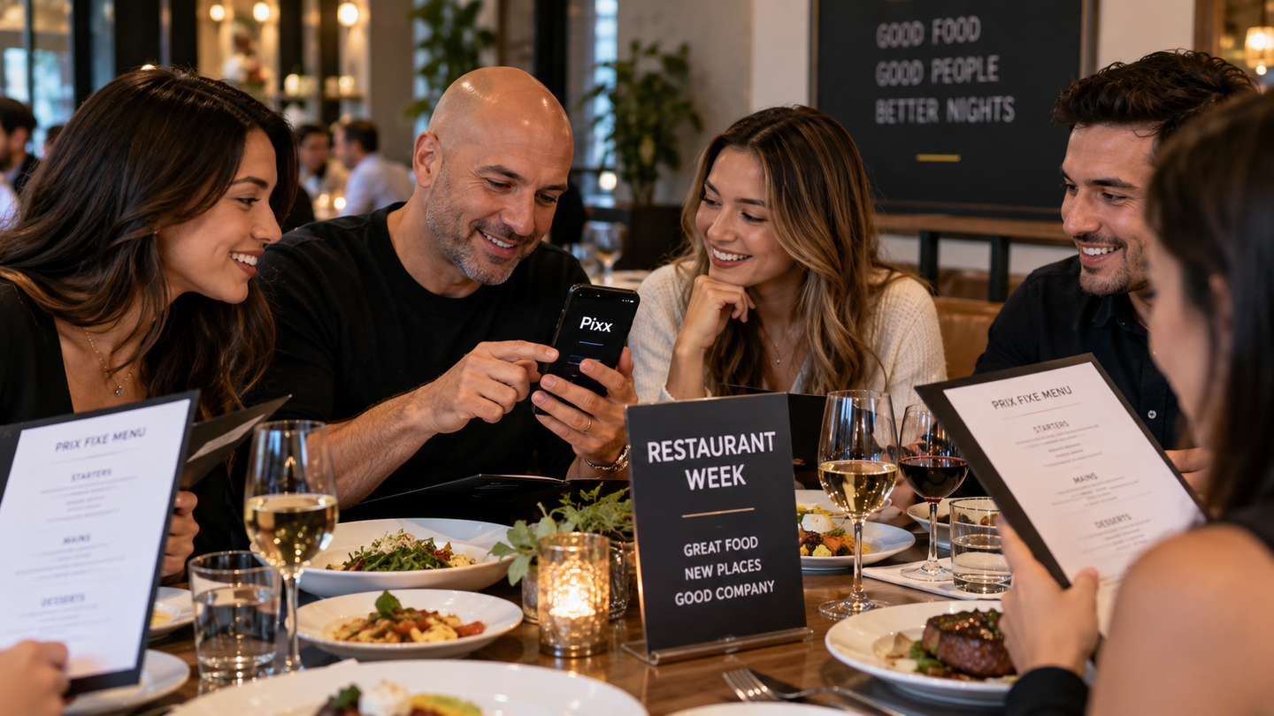 Restaurant Week Is the Perfect Time to Let Pixx Pick Dinner