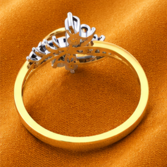 Fleur Diamond Ring view 6