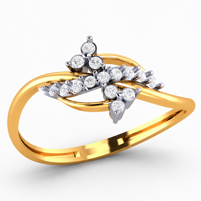 Fleur Diamond Ring view 3