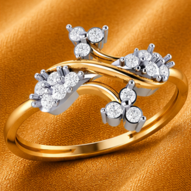 Blossom Vine Diamond Ring