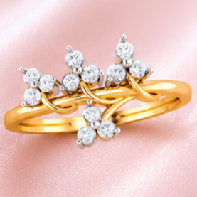 Verdelle Diamond Ring view 3