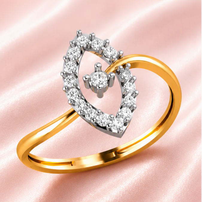 Eterna Heart Diamond Ring