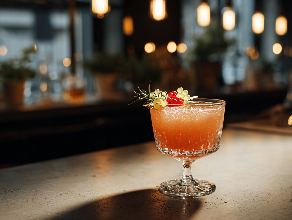 Night Archive — signature cocktail at Gwenda