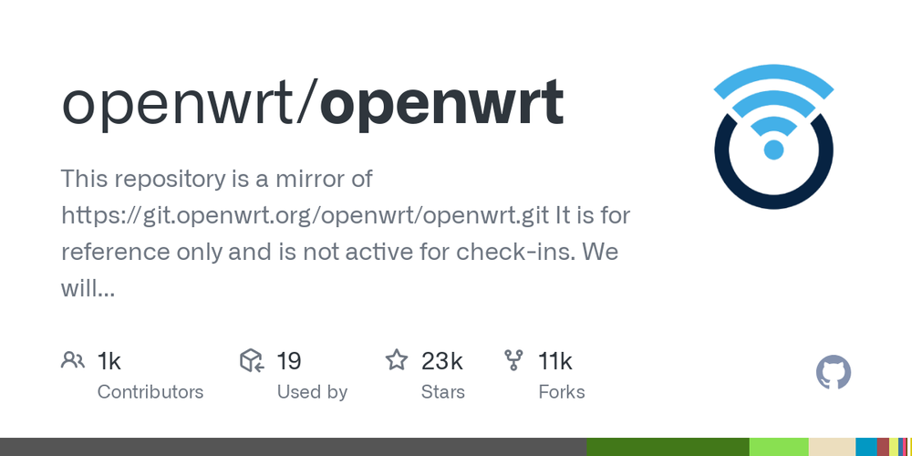 Screenshot of OpenWrt