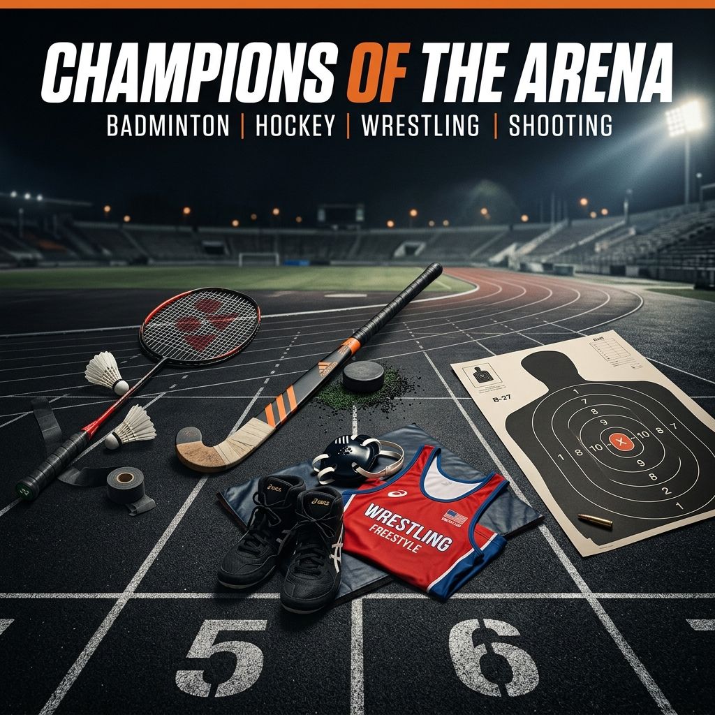 CWG 2026 Dropped Sports List Removal of Badminton Wrestling Hockey Impact on India MPPSC UPSC Notes