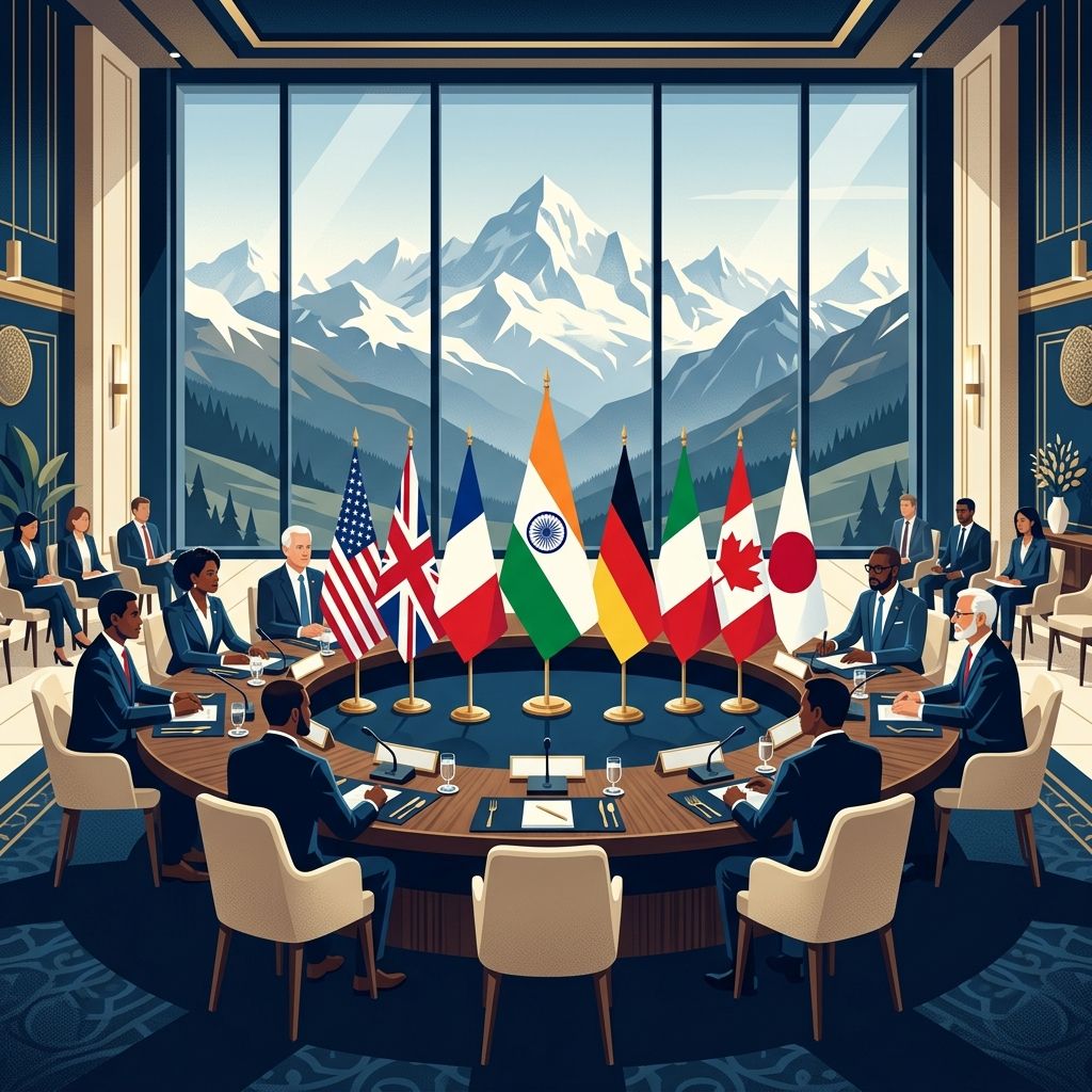 G-7 Summit 2026 — PM Modi at Outreach Session in Évian-les-Bains, France