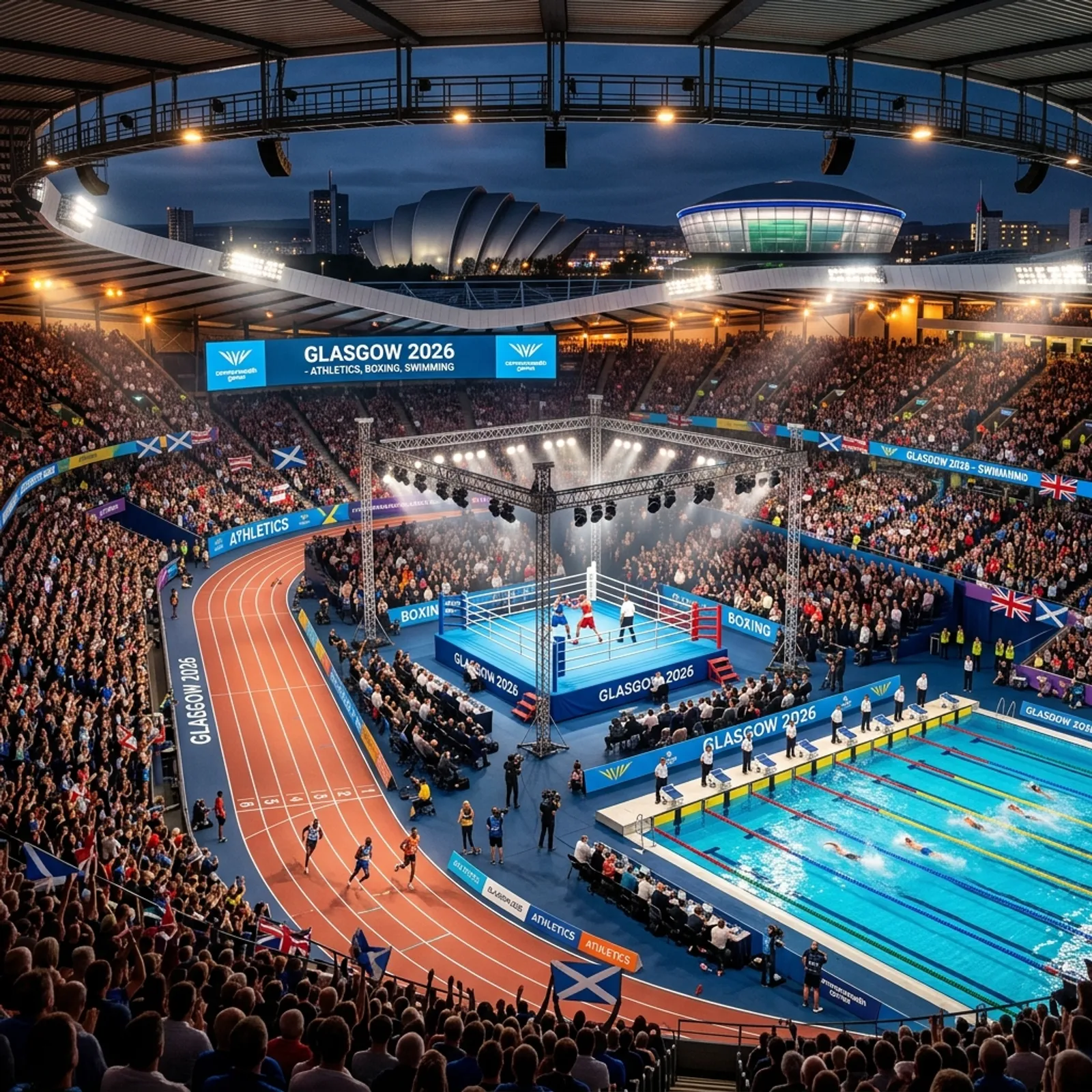 Commonwealth Games 2026 Glasgow Full Sports List Schedule Venues Indian Athletes MPPSC UPSC Notes