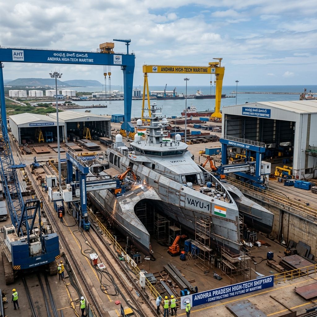 World's First Autonomous Shipbuilding Hub in Andhra Pradesh India