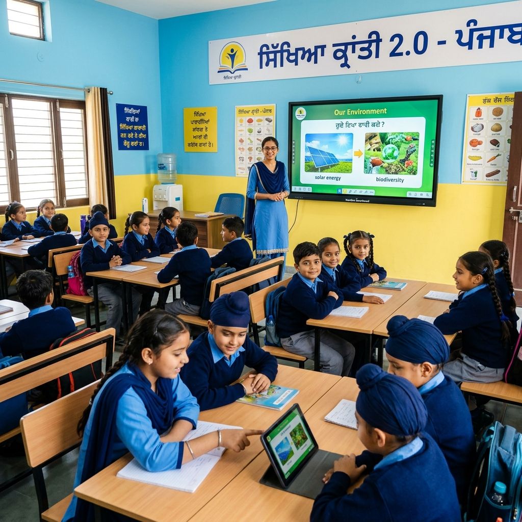 Punjab Sikhya Kranti 2.0 Modern Smart Classroom Infrastructure Initiative