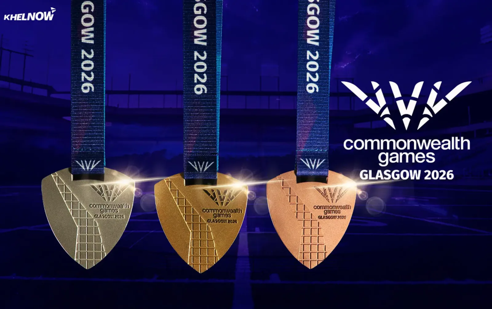 Glasgow 2026 Commonwealth Games Gold Silver Bronze Medals Official Logo Thumbnail MPPSC UPSC Notes
