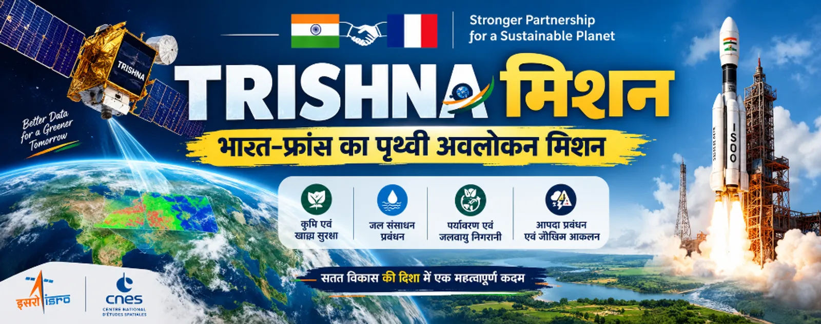 TRISHNA Mission: India-France Joint Earth Observation Satellite | MPPSC & UPSC Notes Banner