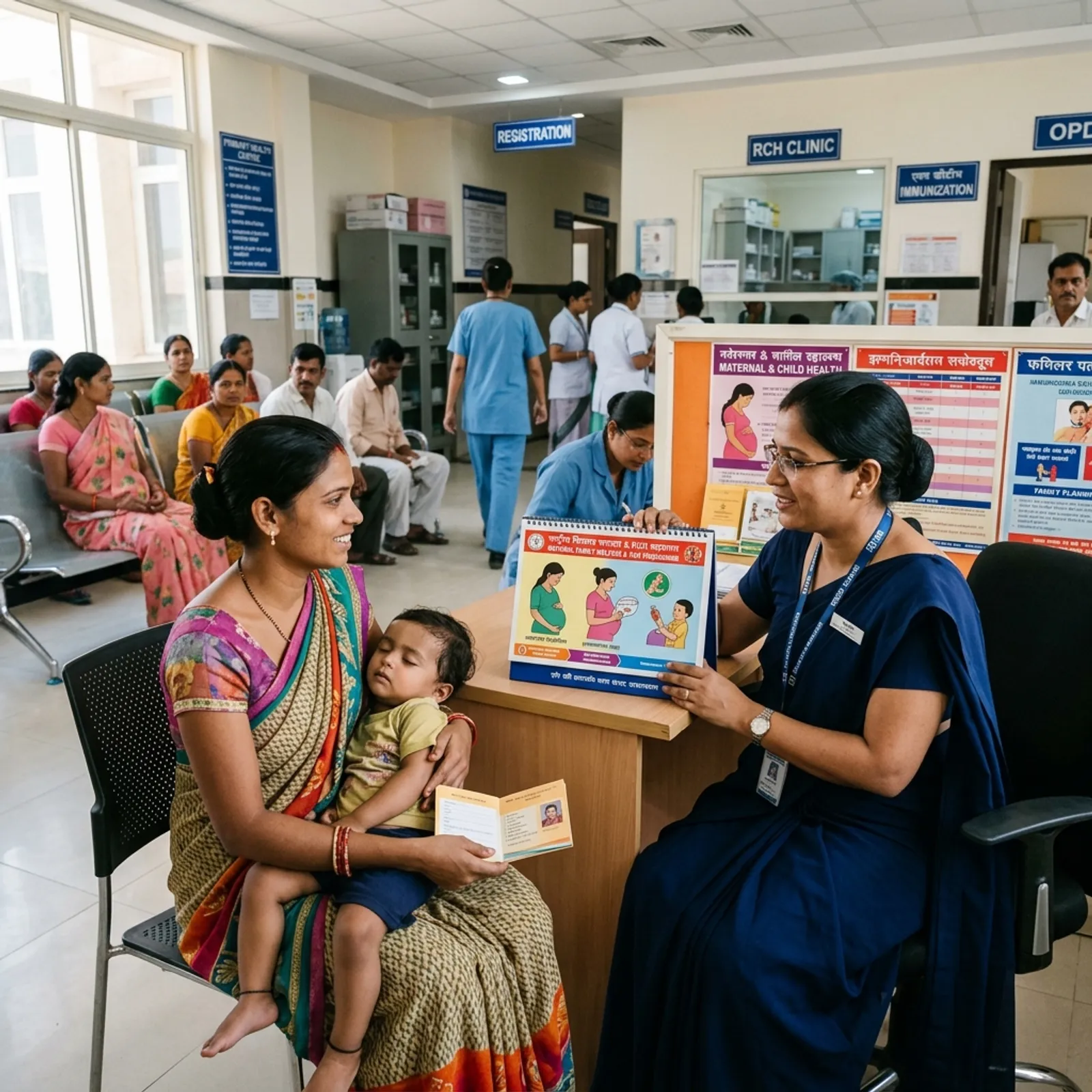 India Population Policy Family Welfare Healthcare Clinic MPPSC UPSC Notes