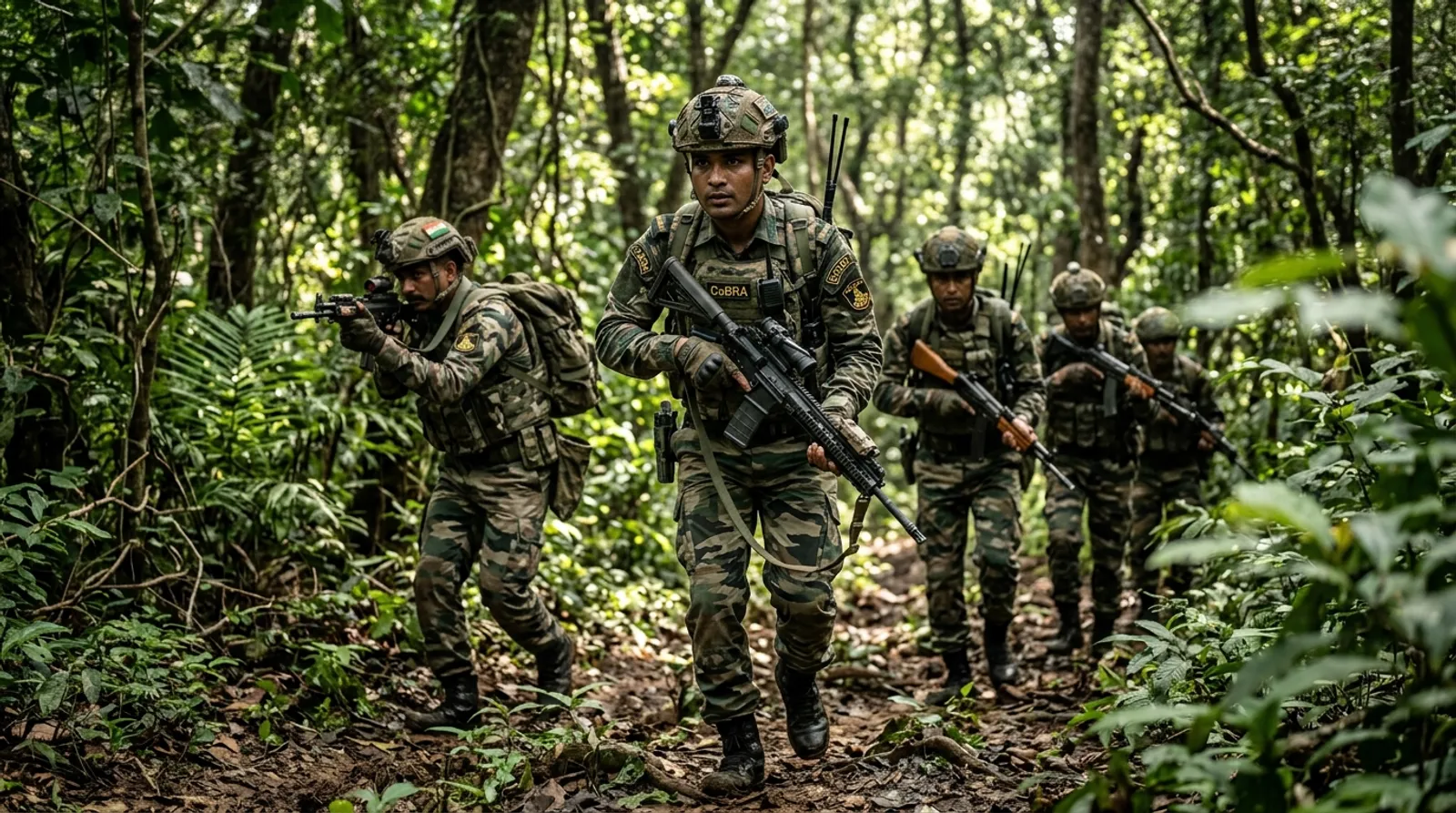 CRPF CoBRA commandos jungle warfare anti-naxalite operation in dense forests
