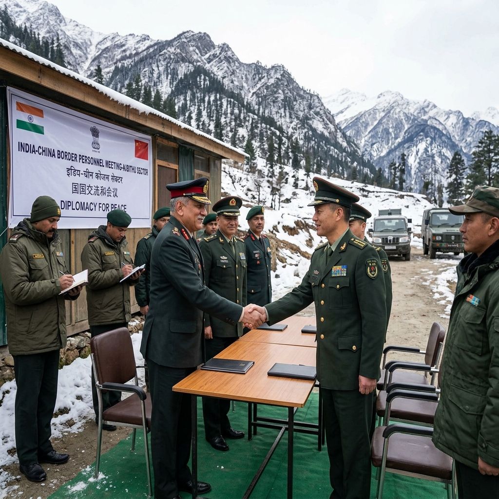 India-China Corps Commander Military Talks in Kibithu Sector Arunachal Pradesh
