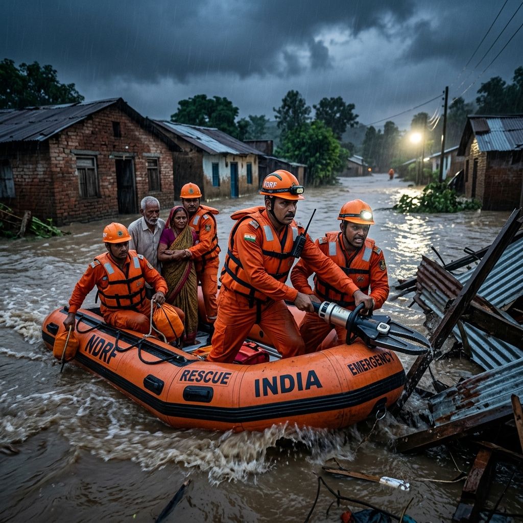 NDRF Emergency Rescue Operation during Flood - Disaster Management Amendment Act 2025 Notes