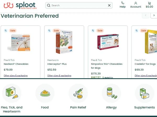 An overview of SplootRX, an online pet store and online pet pharmacy