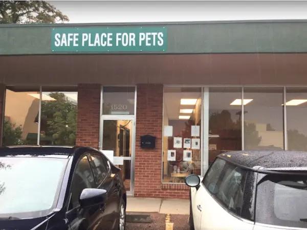 The outside of Safe Place for Pets, a dog rescue and dog adoption center in Colorado Springs