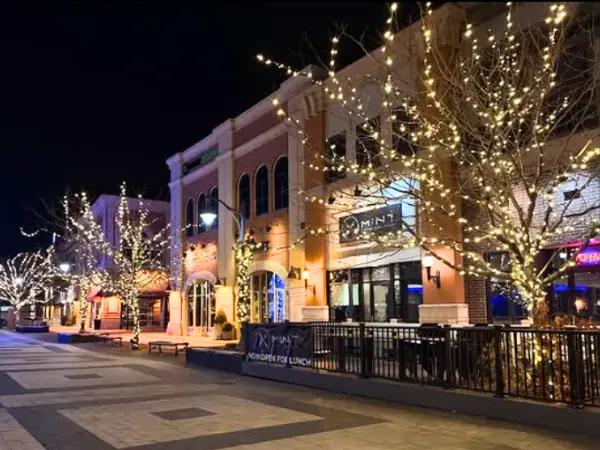 A photo of the dog-friendly patio of Mint Tapas and Sushi in Holladay, a dog-friendly restaurant in Salt Lake City