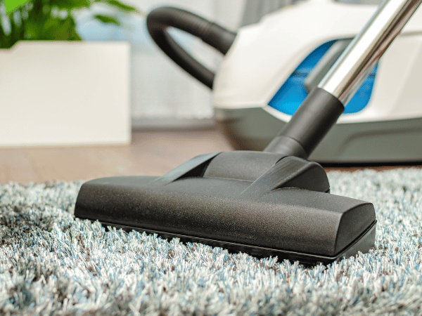 Close-up of a vacuum cleaner representing cleaning as a measure for flea and tick control for dogs