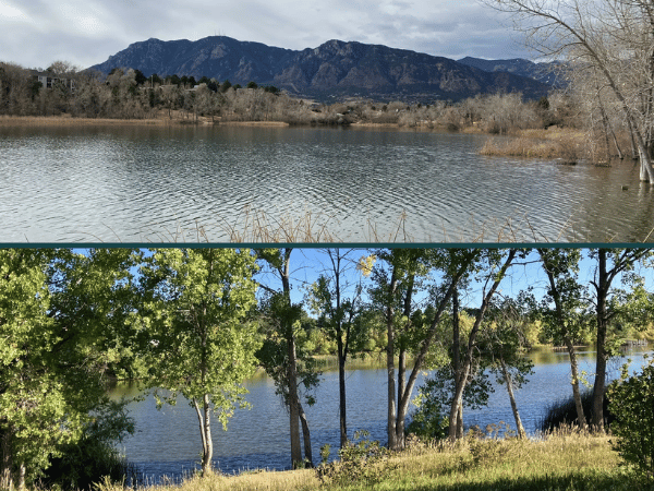 Views from Quail Lake Trail, a dog-friendly hike in Colorado Springs