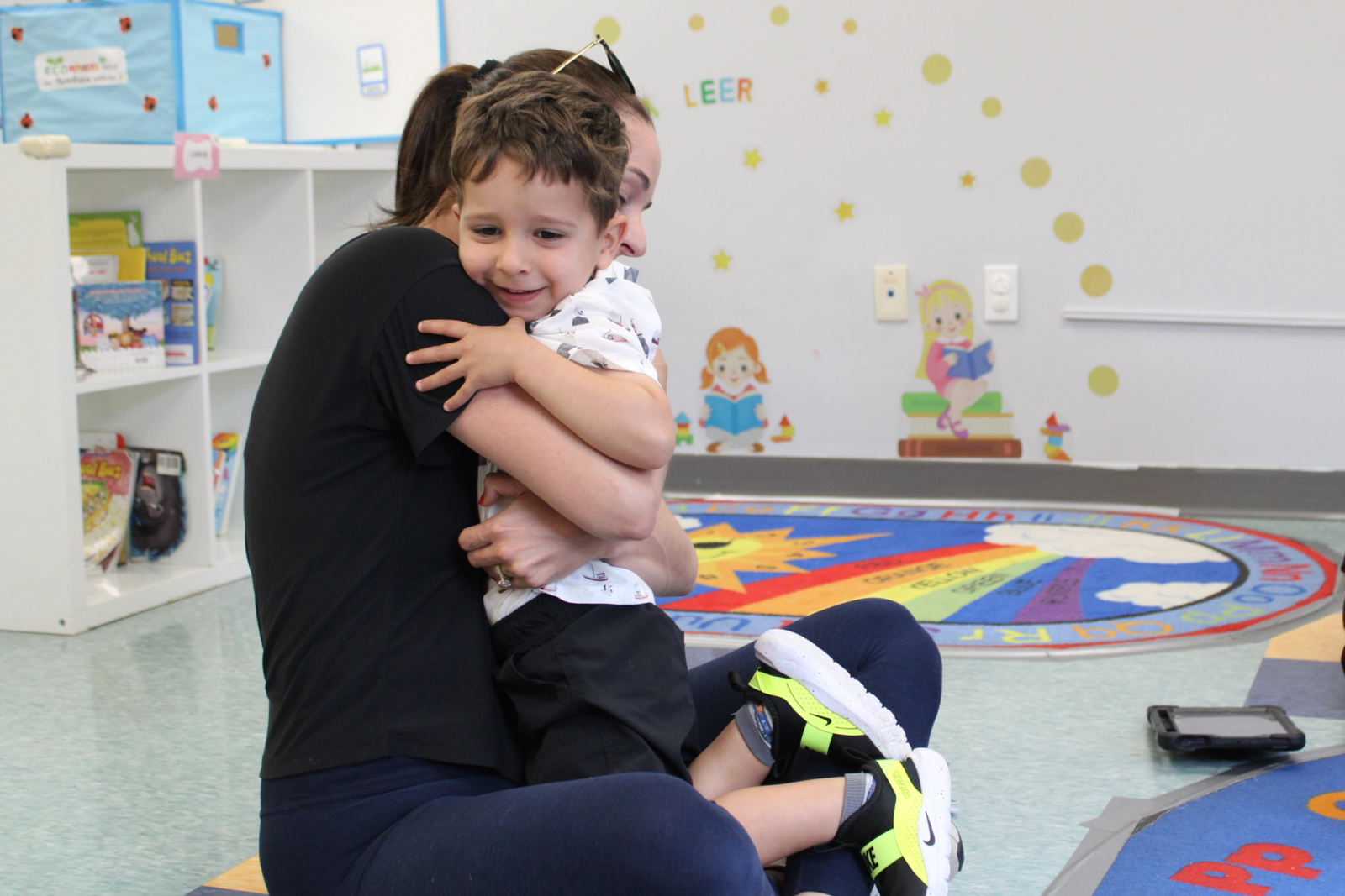 A SELA specialist guides students through a hands-on classroom activity.