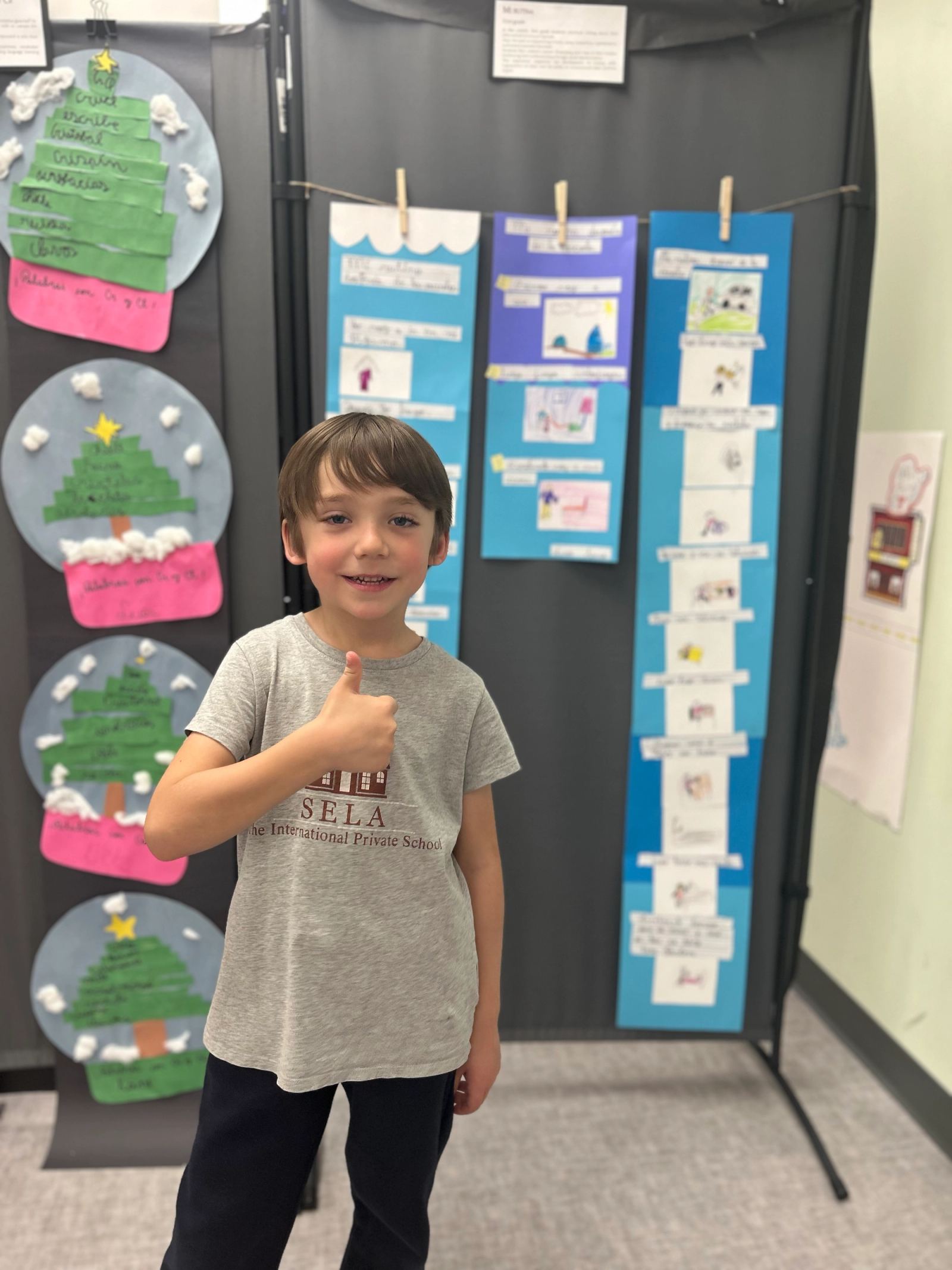 A SELA student reading aloud during a language immersion lesson