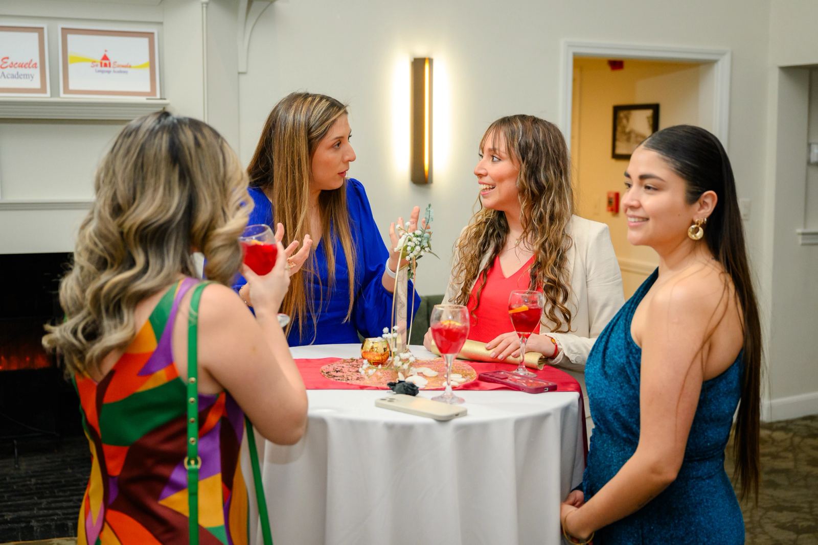 The SELA community gathered together at a school celebration